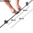 E27 Connectable Festoon Belt Black Cable