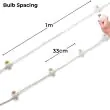 E27 Connectable Festoon Belt White Cable