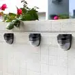 Nordic Solar Wall Lights – Breathing Mode | 2-Pack | PowerBee Eclipse – Lifestyle 3