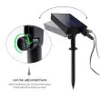 Outdoor Solar Fairy Lights – All‑Season, Remote, Timer, Waterproof (10m‑30m) Showing the adjustable solar panel