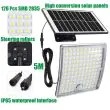 Falcon Solar Floodlight – 350 Lumen Remote Panel – Lifestyle 3