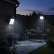 Falcon Solar Floodlight – 350 Lumen Remote Panel – Lifestyle 3