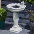 Feathered Friends Solar Bird Bath