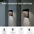 Warm White Solar Fence Lights – Auto Dusk to Dawn | 2-Pack | PowerBee – Lifestyle 3