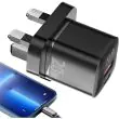 Gan Charger 20W Showing dimensions
