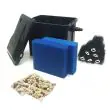 Gravity Pond Filter Box - Contents Including Foam Filters Brush Bars and Ceramic Biomedia
