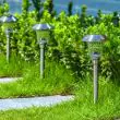 Helena Garden Solar Lights - Premium 4-Pack Pathway Lighting showing the brighter than average light with a gorgeous dispersal pattern 