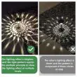 Helena Garden Solar Lights - Premium 4-Pack Pathway Lighting showing the brighter than average light with a gorgeous dispersal pattern 