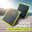 Hiking Solar Panel Showing product dimensions