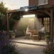 Hybrid Solar Light Strip – 150 LED, Slim, Motion Sensor, Remote, USB/Mains & Solar Charging – Lifestyle