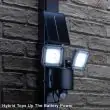 Hybrid Battery Operated Security Light 6w Super Bright LED – Lifestyle 2
