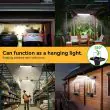 Hybrid Solar Light Strip – 150 LED, Slim, Motion Sensor, Remote, USB/Mains & Solar Charging – Lifestyle