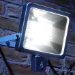 Led Security Light showing dimensions