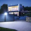 Led Security Light showing dimensions