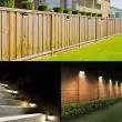 Solar Fence Lights – Auto Dusk to Dawn | 4-Pack | PowerBee Lunar – Lifestyle