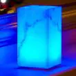 Marble Battery Operated Lamp showing Pink Colour
