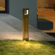 Marlow bollard beside a paved garden path