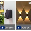 120 Lumen Solar Up & Down Lights – Dual Beam | 2-Pack | PowerBee Mega – Lifestyle