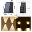 120 Lumen Solar Up & Down Lights – Dual Beam | 2-Pack | PowerBee Mega – Lifestyle
