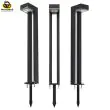Modern ALS Pathway Bollard – Glass-Lens Solar Pillar Light – Lifestyle 2