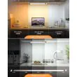 Light bar features: anti-glare cover, push buttons and three colour temperatures