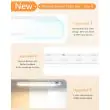 Light bar features: anti-glare cover, push buttons and three colour temperatures