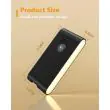 500mAh rechargeable battery and soft side light