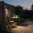 Hex Solar FloodLight | 230 Lumens | Cast Iron & Aluminum Frame – Lifestyle 3