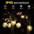 50ft G40 Festoon Lights - 50 Shatterproof Bulbs, 4 Modes – Lifestyle 1