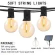 50ft G40 Festoon Lights - 50 Shatterproof Bulbs, 4 Modes – Lifestyle 1