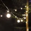 Outdoor Festoon Lights Connectable Clear Bulb