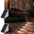 Outdoor Solar Step Lights - Showing dimensions