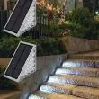 Outdoor Solar Step Lights - Showing dimensions