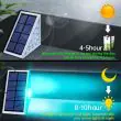 Outdoor Solar Step Lights - Showing dimensions