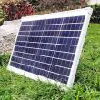 Pond Filter Pump Solar 1800 LPH Showing the forty Watt Solar panel
