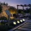 Solar Pond Lights – 3 LED Set, 8 Modes, Waterproof