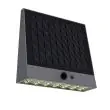 Premium 1000 Lumen Solar Wall Light – Ultra Slim, ALS, PIR showing the rear and the fitting bracket 