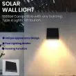 Premium 1000 Lumen Solar Wall Light – Ultra Slim, ALS, PIR showing the rear and the fitting bracket 