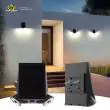 Spartan Slim Solar Wall Light – 800 Lumen – Lifestyle