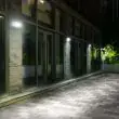 Premium Aluminium Solar Motion Sensor Light Located on columns outside a house