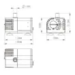 DC Water Pump BP401215D exploded view showing internal components