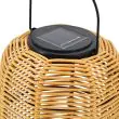 Rattan Style Solar Lantern