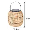 Rattan Style Solar Lantern