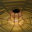 Rattan Style Solar Lantern