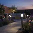 Saturn PIR Solar Post Light – Motion Sensor Garden Light – Lifestyle