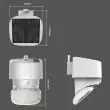 Sentinel Solar Wall Light – 2000 Lumen Adjustable – Lifestyle 1