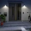 Sentinel Solar Wall Light – 2000 Lumen Adjustable – Lifestyle 1