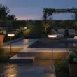 Solar Lawn Lamps – Wind-Activated Swaying Light, 2 Pack – Lifestyle 2