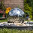 Small Stainless Steel Sphere Water Feature Pump Kit