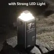 Solar Camping Light & Charger – 50,000mAh High Capacity Power Bank With LED Camp Light – Lifestyle 3